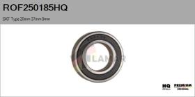 HQ ROF250185HQ - RODAM. NUEVO SKF Type 20mm 37mm 9mm