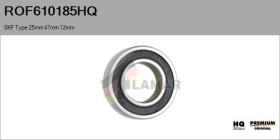 HQ ROF610185HQ - RODAM. NUEVO SKF Type 25mm 47mm 12mm