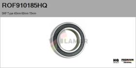 HQ ROF910185HQ - RODAM. NUEVO SKF Type 40mm 68mm 15mm