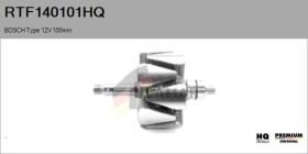 HQ RTF140101HQ - ROTOR NUEVO BOSCH Type 12V 100,00mm