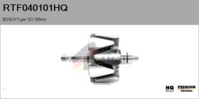 HQ RTF040101HQ - ROTOR NUEVO BOSCH Type 12V 100,00mm