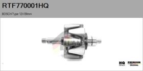 HQ RTF770001HQ - ROTOR NUEVO BOSCH Type 12V 89,00mm