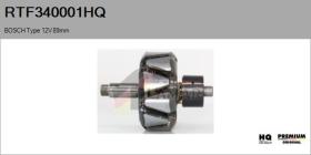 HQ RTF340001HQ - ROTOR NUEVO BOSCH Type 12V 89,00mm