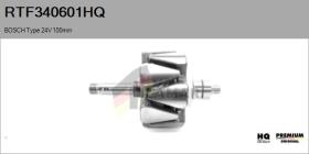 HQ RTF340601HQ - ROTOR NUEVO BOSCH Type 24V 100,00mm