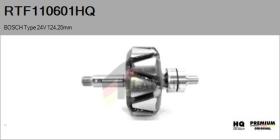 HQ RTF110601HQ - ROTOR NUEVO BOSCH Type 24V 124,20mm