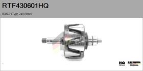 HQ RTF430601HQ - ROTOR NUEVO BOSCH Type 24V 89,00mm