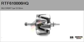 HQ RTF610006HQ - ROTOR NUEVO DELCOREMY Type 12V 92,00mm