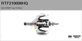 HQ RTF210006HQ - ROTOR NUEVO DELCOREMY Type 12V 96,00mm