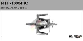 HQ RTF710004HQ - ROTOR NUEVO DENSO Type 12V 75Amp 103,30mm