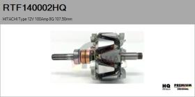 HQ RTF140002HQ - ROTOR NUEVO HITACHI Type 12V 100Amp 8G 107,50mm