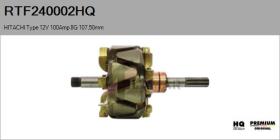 HQ RTF240002HQ - ROTOR NUEVO HITACHI Type 12V 100Amp 8G 107,50mm