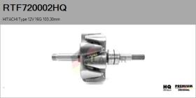 HQ RTF720002HQ - ROTOR NUEVO HITACHI Type 12V 16G 103,30mm