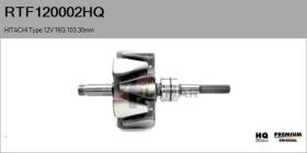 HQ RTF120002HQ - ROTOR NUEVO HITACHI Type 12V 16G 103,30mm