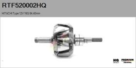 HQ RTF520002HQ - ROTOR NUEVO HITACHI Type 12V 16G 94,40mm