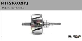 HQ RTF210002HQ - ROTOR NUEVO HITACHI Type 12V 16G 94,40mm