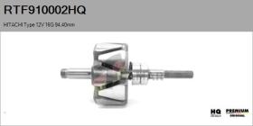 HQ RTF910002HQ - ROTOR NUEVO HITACHI Type 12V 16G 94,40mm