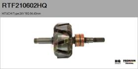 HQ RTF210602HQ - ROTOR NUEVO HITACHI Type 24V 16G 94,40mm