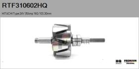 HQ RTF310602HQ - ROTOR NUEVO HITACHI Type 24V 35Amp 16G 103,30mm