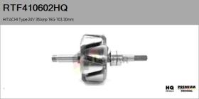 HQ RTF410602HQ - ROTOR NUEVO HITACHI Type 24V 35Amp 16G 103,30mm