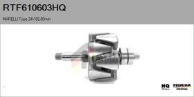 HQ RTF610603HQ - ROTOR NUEVO MARELLI Type 24V 88,80mm