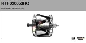 HQ RTF020053HQ - ROTOR NUEVO MITSUBISHI Type 12V 110Amp