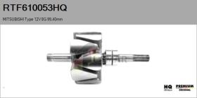 HQ RTF610053HQ - ROTOR NUEVO MITSUBISHI Type 12V 8G 99,40mm