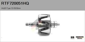 HQ RTF720051HQ - ROTOR NUEVO VALEO Type 12V 89,50mm