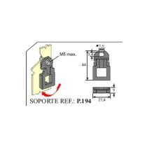 FTC P194 - SOPORTE PORTA-RELE 1TORNILLO