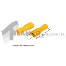  AM638F - TERMINAL AMARILLO HEMBRA 6.3 PVC