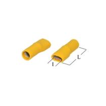 FTC AM638FC - TERMINAL AMARILLO HEMBRA 6.3 PVC