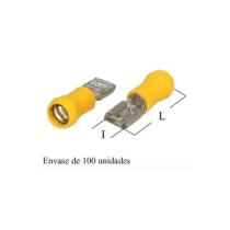 FTC AM950C - TERMINAL AMARILLO HEMBRA  9.5 PVC