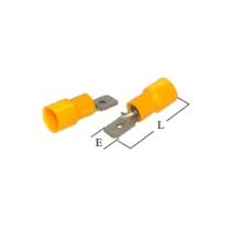 FTC AM635 - TERMINAL AMARILLO MACHO 6.3 PVC