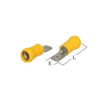 FTC AM635C - TERMINAL AMARILLO MACHO 6.3 PVC