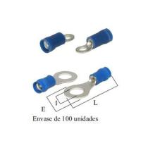 FTC AZ043C - TERMINAL AZUL REDONDO 4.3 PVC