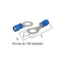 FTC AZ053C - TERMINAL AZUL REDONDO 5.3 PVC