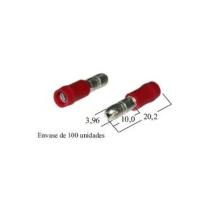 FTC RO400C - TERMINAL ROJO CILIND.4.0 PVC