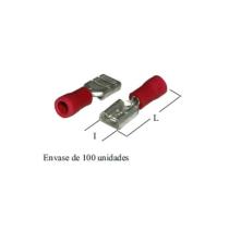  RO285 - TERMINAL ROJO HEMBRA 2.8 PVC