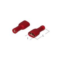 FTC RO285FC - TERMINAL ROJO HEMBRA 2.8 PVC