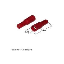 FTC RO395FC - TERMINAL ROJO HEMBRA FORR. 4.0 PVC