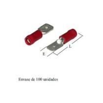 FTC RO480C - TERMINAL ROJO MACHO 4.8 PVC