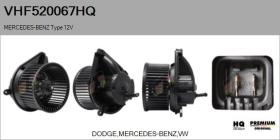 HQ VHF520067HQ - VENTILADORES HABITACULO