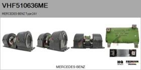 MERCEDES TRUCKS VHF510636ME - VENTILADOR HABITACULO