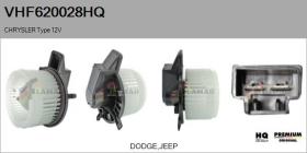 HQ VHF620028HQ - Ventilador habitáculo CHRYSLER Type 12V