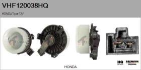 HQ VHF120038HQ - Ventilador habitáculo HONDA Type 12V