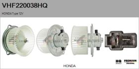 HQ VHF220038HQ - Ventilador habitáculo HONDA Type 12V