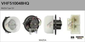 HQ VHF510048HQ - Ventilador habitáculo MAZDA Type 12V