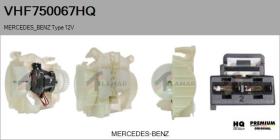 HQ VHF750067HQ - Ventilador habitáculo MERCEDES Type 12V