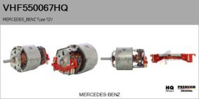 HQ VHF550067HQ - Ventilador habitáculo MERCEDES Type 12V