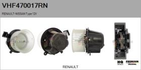 RENAULT NISSAN VHF470017RN - Ventilador habitáculo RENAULT Type 12V