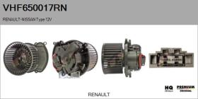 RENAULT NISSAN VHF650017RN - Ventilador habitáculo RENAULT Type 12V